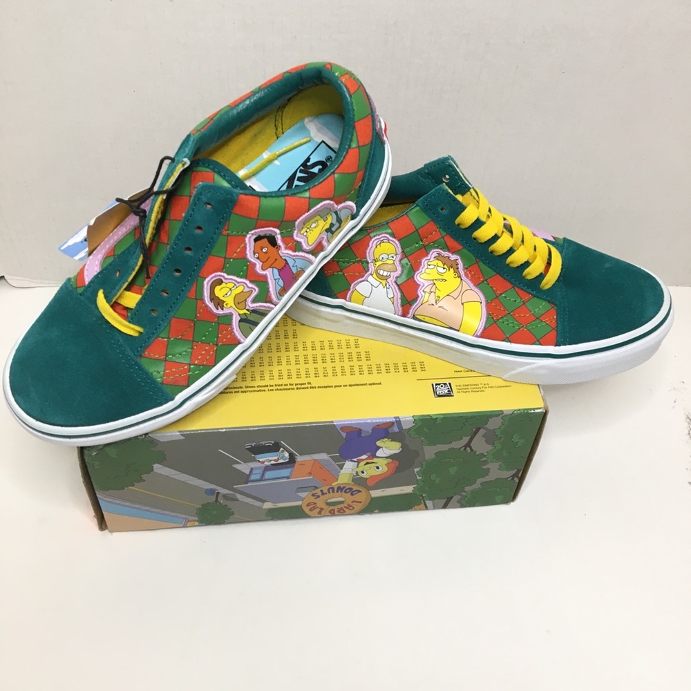 Vans The Simpsons Old Skool Moe's Tavern Checkerboard Shoes Size Womens 6